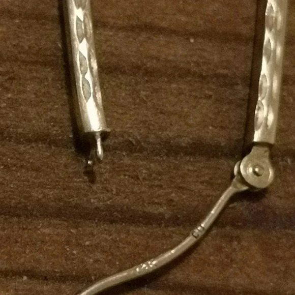 Vintage  14k hoops - Picture 5 of 6